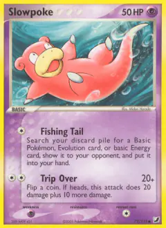 Slowpoke Common card from Unseen Forces