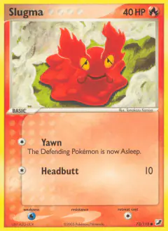 Slugma Common card from Unseen Forces