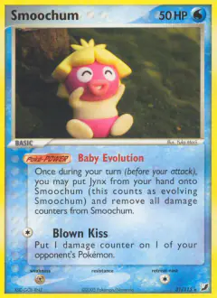 Smoochum Rare card from Unseen Forces