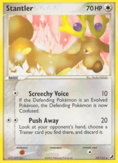 Stantler Rare card from Unseen Forces