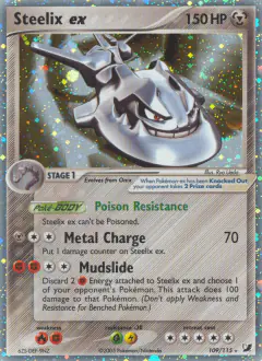 Steelix ex Rare Holo EX card from Unseen Forces