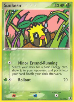 Sunkern Common card from Unseen Forces