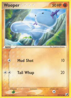 Wooper Common card from Unseen Forces