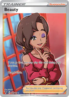Beauty Rare Ultra card from Vivid Voltage