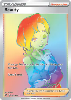 Beauty Rare Rainbow card from Vivid Voltage
