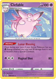 Clefable Rare card from Vivid Voltage