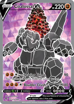 Coalossal V Rare Ultra card from Vivid Voltage