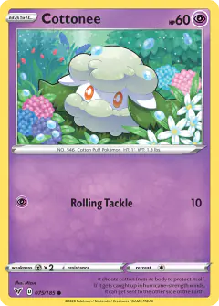 Cottonee Common card from Vivid Voltage