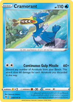 Cramorant Uncommon card from Vivid Voltage