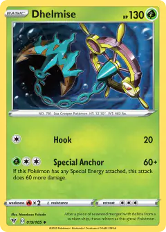 Dhelmise Uncommon card from Vivid Voltage