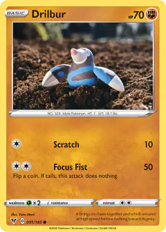 Drilbur Common card from Vivid Voltage