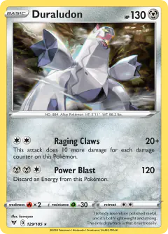 Duraludon Rare Holo card from Vivid Voltage