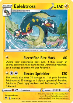 Eelektross Rare card from Vivid Voltage