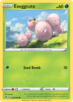 Exeggcute Common card from Vivid Voltage