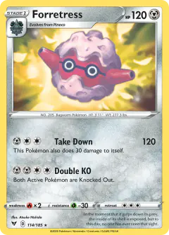 Forretress Rare card from Vivid Voltage