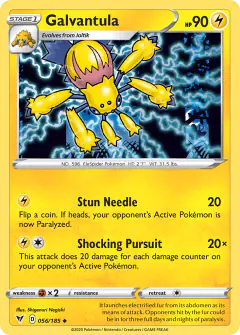 Galvantula Uncommon card from Vivid Voltage