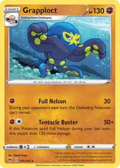 Grapploct Rare card from Vivid Voltage