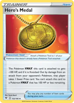 Hero's Medal Uncommon card from Vivid Voltage