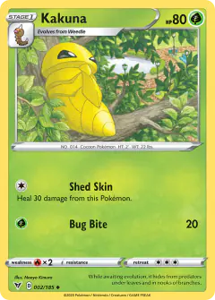 Kakuna Uncommon card from Vivid Voltage