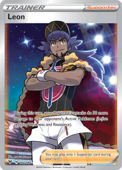 Leon Rare Ultra card from Vivid Voltage