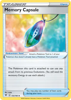 Memory Capsule Uncommon card from Vivid Voltage