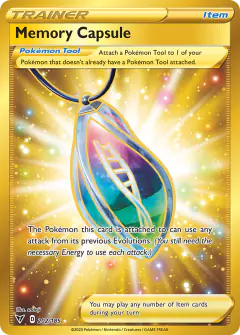 Memory Capsule Rare Secret card from Vivid Voltage