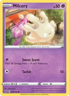 Milcery Common card from Vivid Voltage