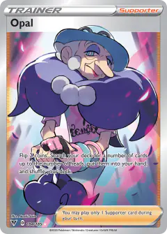 Opal Rare Ultra card from Vivid Voltage