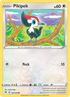 Pikipek Common card from Vivid Voltage