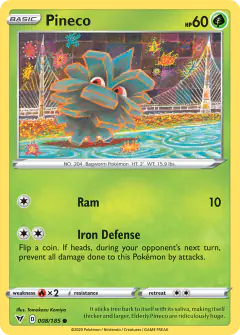 Pineco Common card from Vivid Voltage