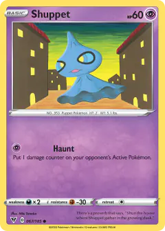 Shuppet Common card from Vivid Voltage