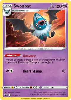 Swoobat Uncommon card from Vivid Voltage