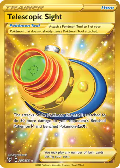 Telescopic Sight Rare Secret card from Vivid Voltage