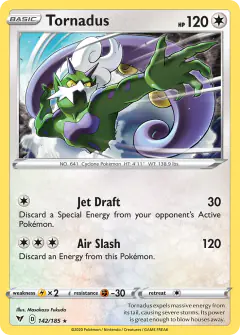 Tornadus Rare Holo card from Vivid Voltage