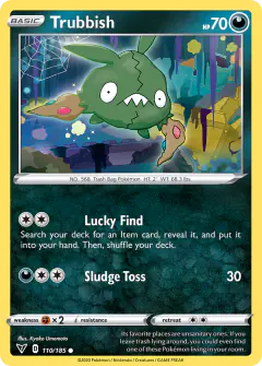 Trubbish Common card from Vivid Voltage