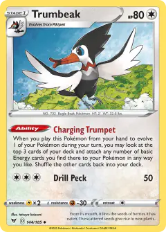 Trumbeak Uncommon card from Vivid Voltage