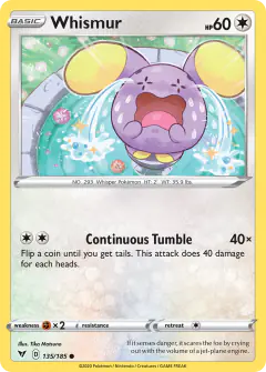 Whismur Common card from Vivid Voltage