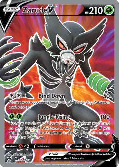 Zarude V Rare Ultra card from Vivid Voltage