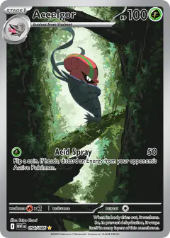 Accelgor Illustration Rare card from White Flare
