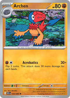 Archen Uncommon card from White Flare