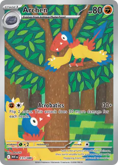 Archen Uncommon card from White Flare