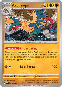 Archeops Rare card from White Flare