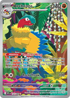 Archeops Illustration Rare card from White Flare