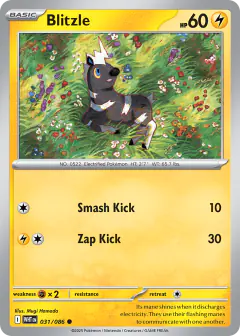 Blitzle Common card from White Flare