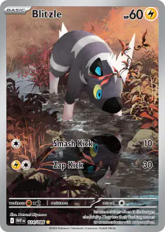 Blitzle Illustration Rare card from White Flare