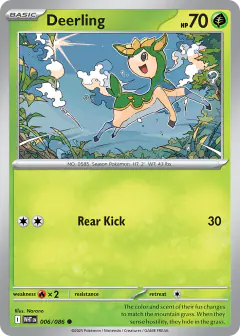 Deerling Common card from White Flare