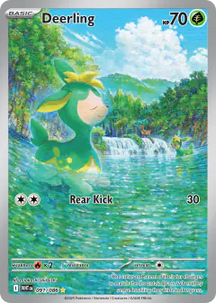 Deerling Illustration Rare card from White Flare