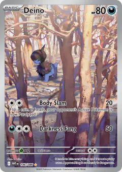Deino Illustration Rare card from White Flare