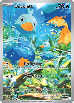 Ducklett Illustration Rare card from White Flare