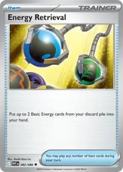 Energy Retrieval Uncommon card from White Flare